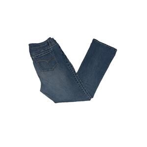 Lee - Mid Rise Bootcut Jeans - Blue Denim - Size 12